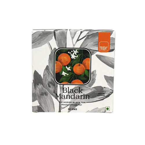 www.maherbagh.com 50g Carton Black Mandarin Black Tea