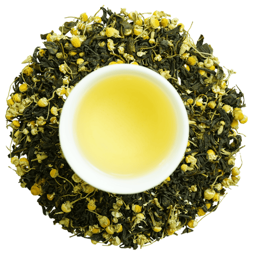 www.maherbagh.com 100g Caddy Chamomile Green Tea