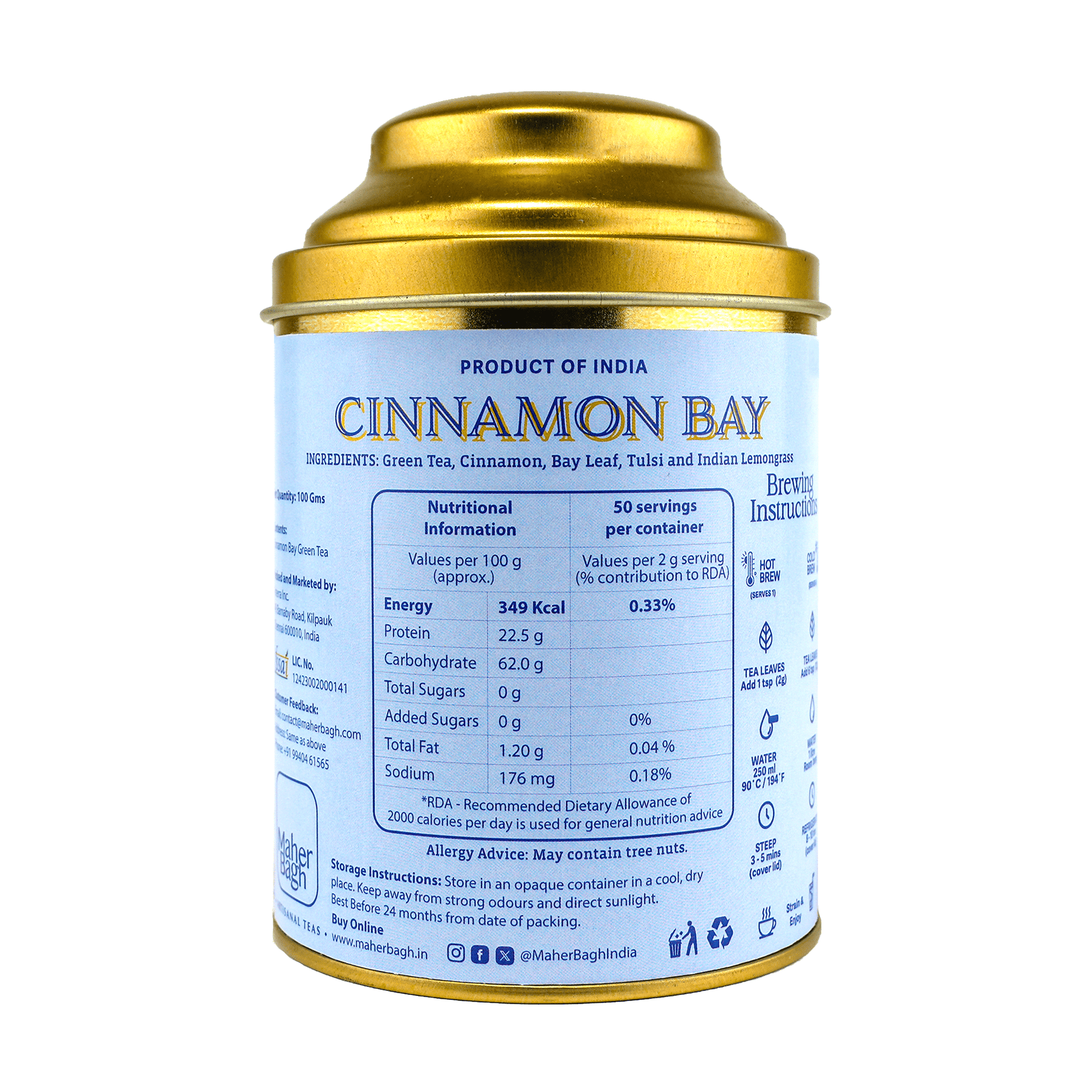 www.maherbagh.com Cinnamon Bay Green Tea