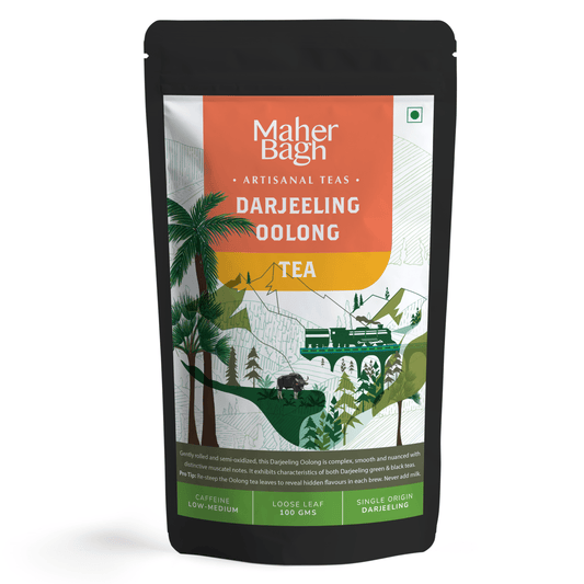 www.maherbagh.com 100g Zip Locked Loose Leaf Tea Darjeeling Oolong Tea