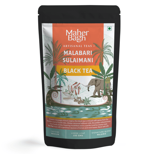 www.maherbagh.com 100g Zip Locked Loose Leaf Tea Malabari Sulaimani Black Tea