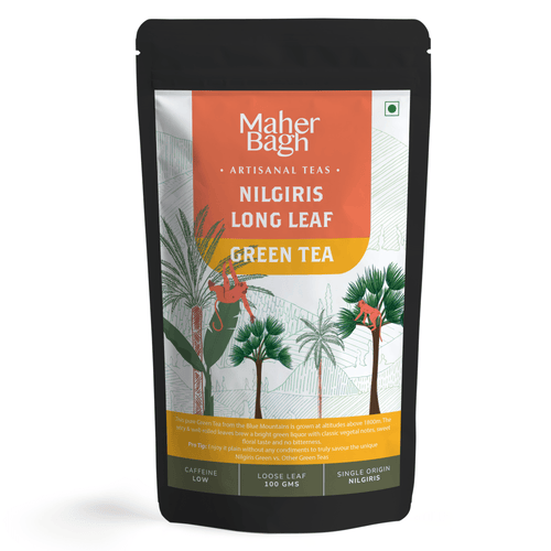 www.maherbagh.com 100g Zip Locked Loose Leaf Tea Nilgiris Green Tea