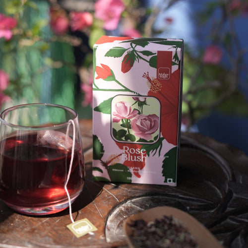 www.maherbagh.com 100g Carton Rose Blush Herbal Tea