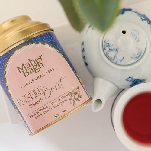 www.maherbagh.com Roselle Burst Herbal Tea