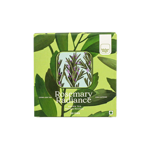 www.maherbagh.com 50g Carton Rosemary Radiance Green Tea