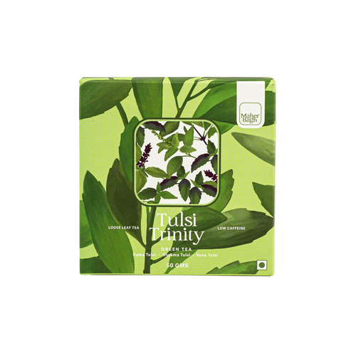 www.maherbagh.com 50g Carton Tulsi Trinity Green Tea