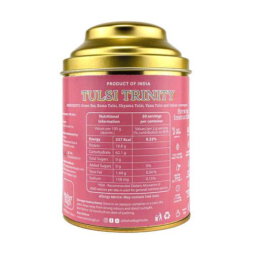 www.maherbagh.com Tulsi Trinity Green Tea